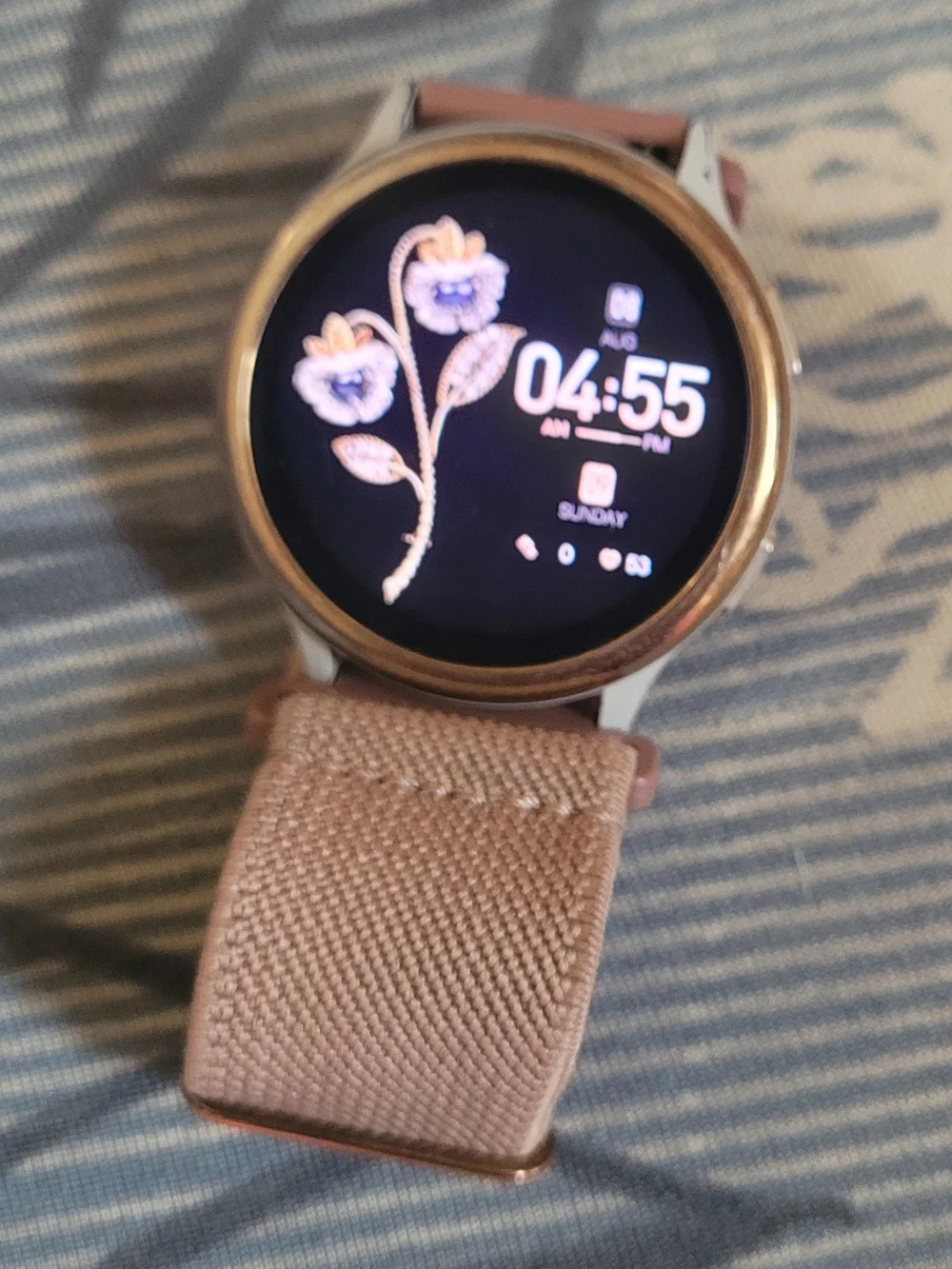 G53 Brown Smartwatch with Nylon Band